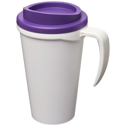 PF210004-7Americano® Grande 350 ml Isolierbecher_ weiss_lila PF210004-7Americano® Grande 350 ml Isolierbecher_ weiss_lila