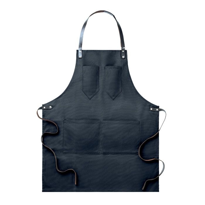 MO9237-03Chef Kochschuerze Leder_ Schwarz MO9237-03Chef Kochschuerze Leder_ Schwarz
