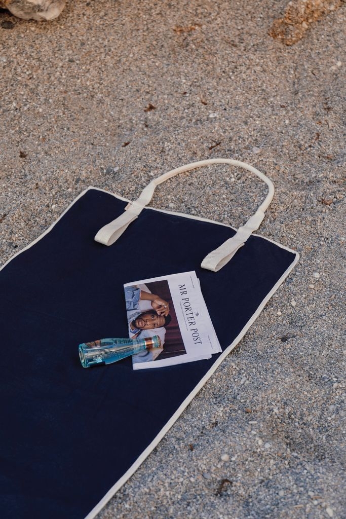 XDV45910-5VINGA Volonne AWARE™ Strandmatte aus recyceltem Canvas_ blau
