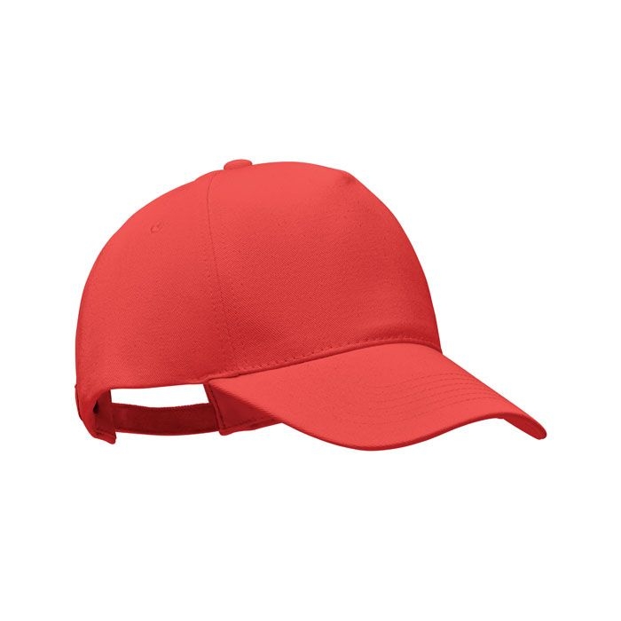 MO6432-05Bicca Cap Baseballkappe Organic Cotton_ Rot MO6432-05Bicca Cap Baseballkappe Organic Cotton_ Rot