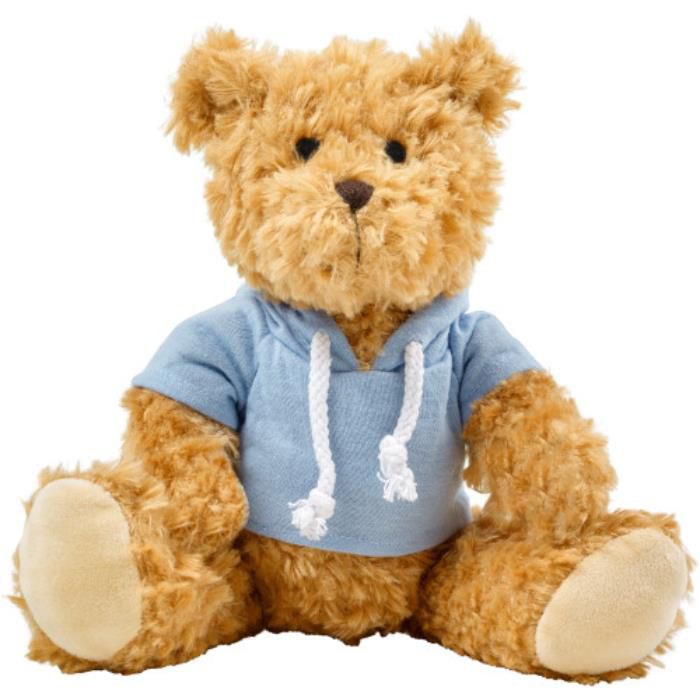 Plüsch-Teddybär Monty, Hellblau