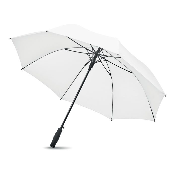 MO6175-06Grusa Regenschirm mit ABS Griff_ Weiss