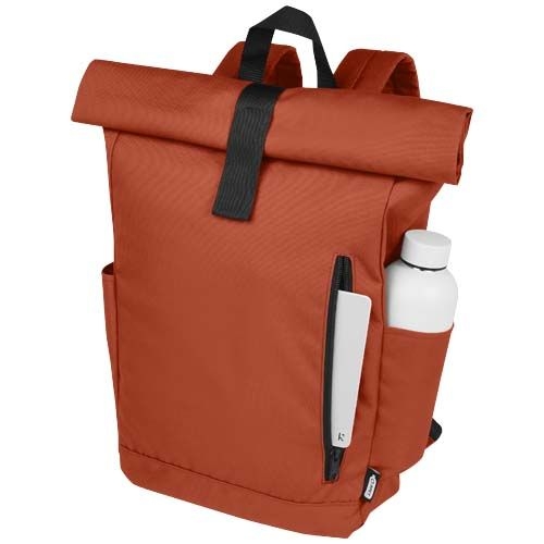 PF120659-8Byron 15_6_ GRS RPET Roll-Top Rucksack 18 L_ ziegelstein