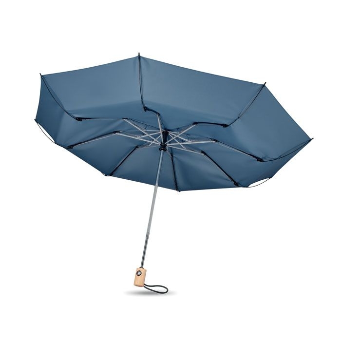 MO6265-04Leeds Regenschirm 23'' RPET_ blau