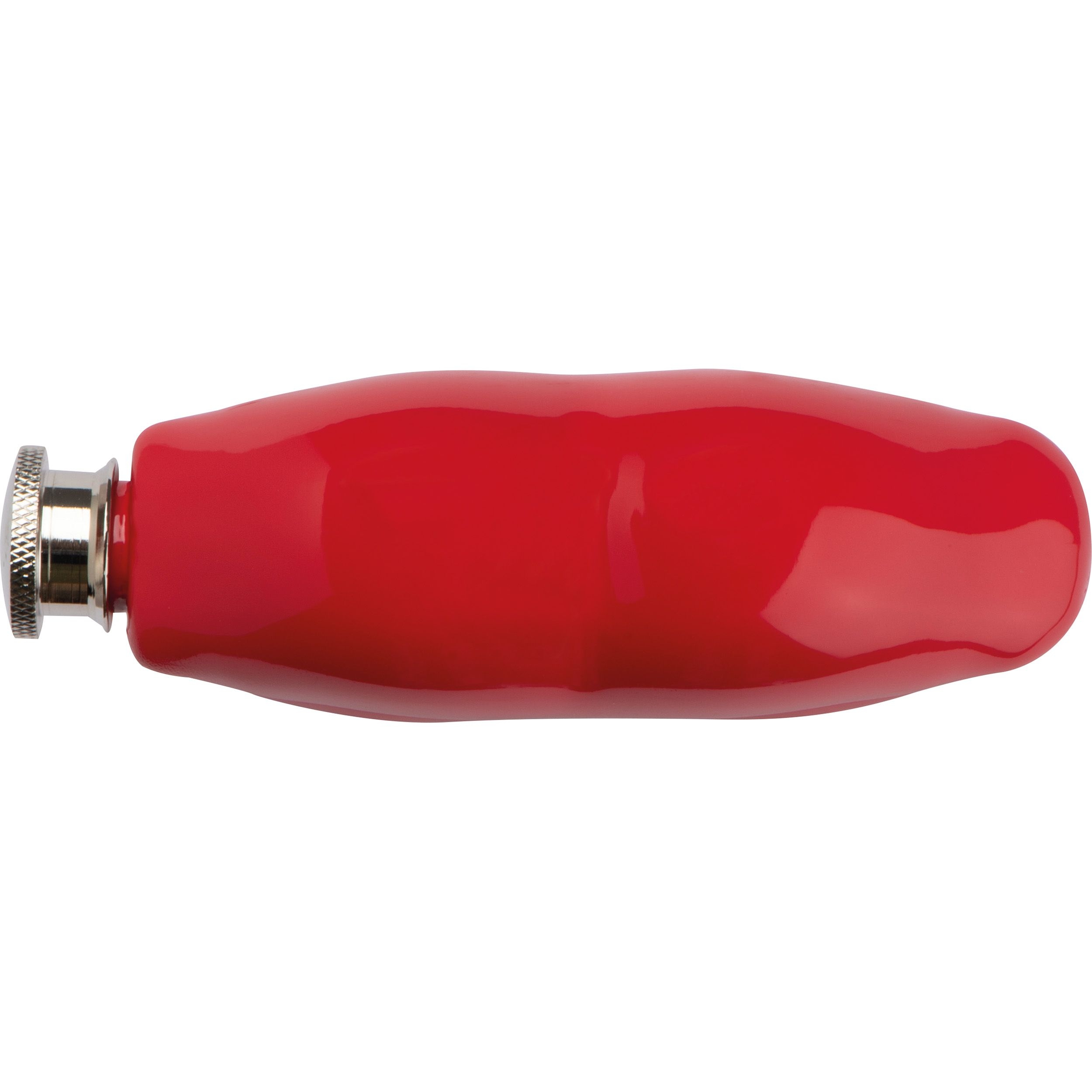 MA60793-05Flachmann Kussmund aus Edelstahl_ 178ml_ rot