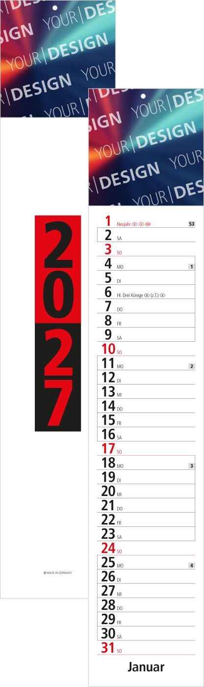 GE0012-ROStreifenkalender Trend