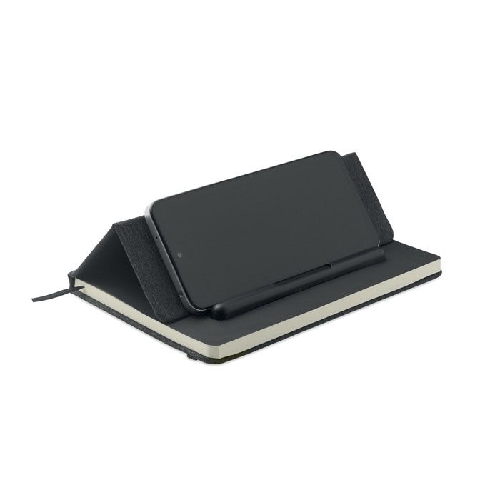 MO2687-03Rinbook DIN A5 Notizbuch RPET_ schwarz