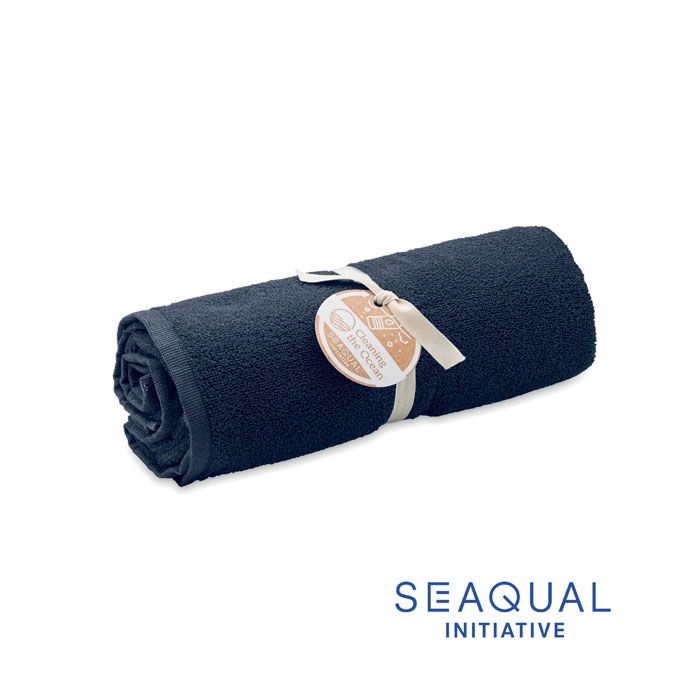 MO2059-04Sand SEAQUAL® Handtuch 70x140cm_ blau