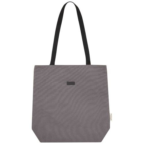 PF130042-3Joey vielseitige Tragetasche aus GRS recyceltem Canvas 14 L_ grau