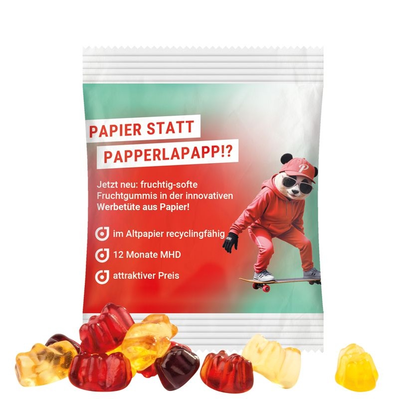 JG18065Minituete 10 g Trolli 30 % Fruchtsaft Baerchen