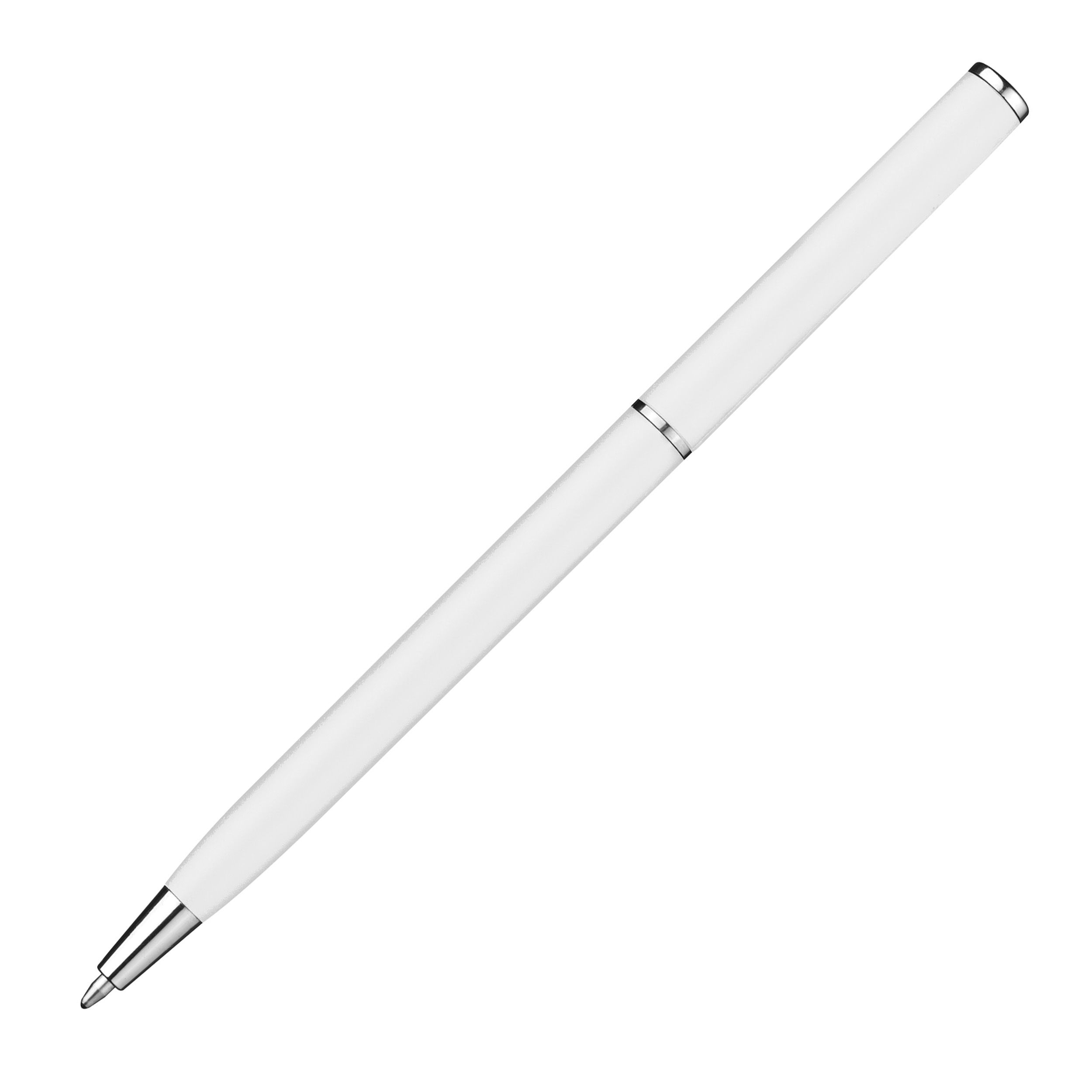 MA13405-06Kugelschreiber in schlanker Form _ weiss