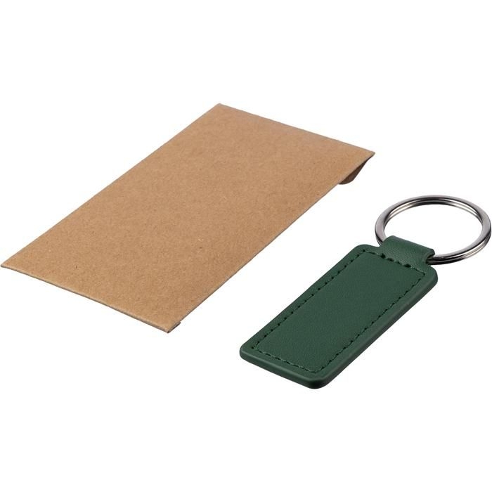 GI1096875-04Apfel Leder und PU Schluesselanhaenger Sabrina_ gruen