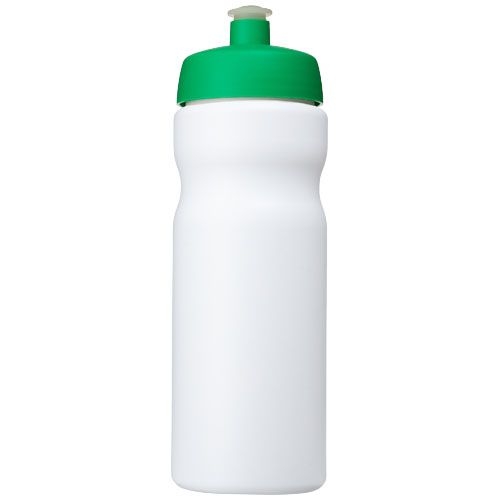 PF210684-7Baseline® Plus 650 ml Sportflasche_ weiss_gruen