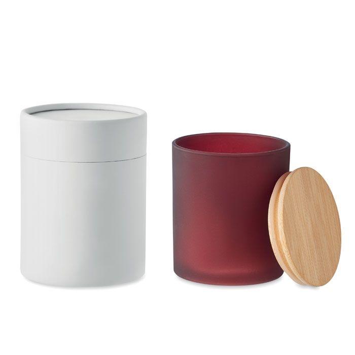 MO6621-02Keops Large Kerze im Glas 280 g_ bordeaux