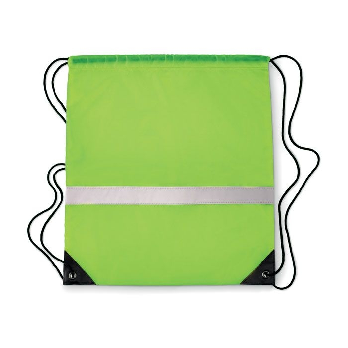 MO8868-70Stripe Beutel mit Kordelzug_ neon gelb