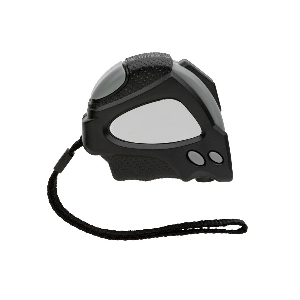 XDP112.16-1Auto-Stop-Massband aus recyceltem Kunststoff_ 3m_16mm_ schwarz