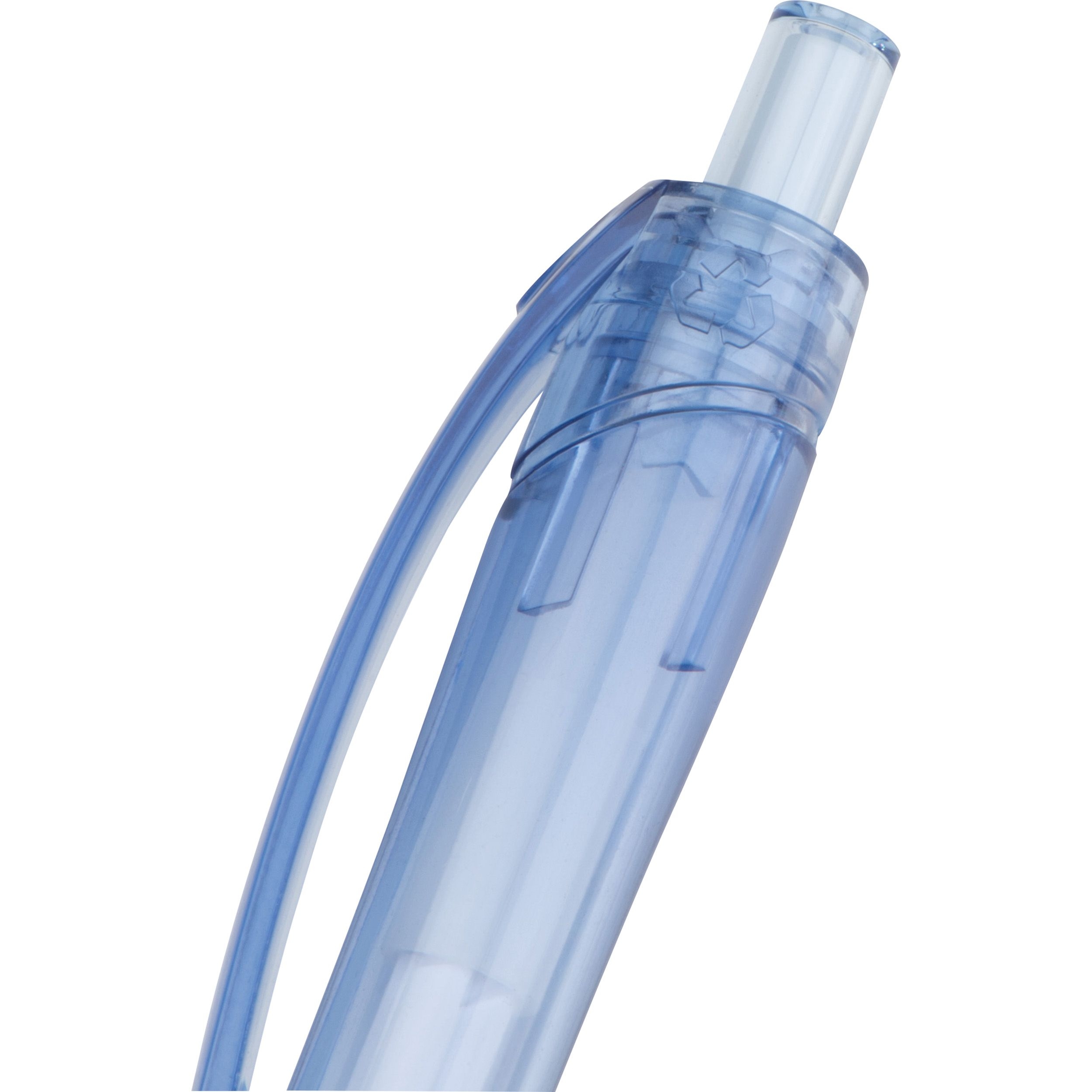 MA12557-24Transparenter RPET Kugelschreiber_ hellblau