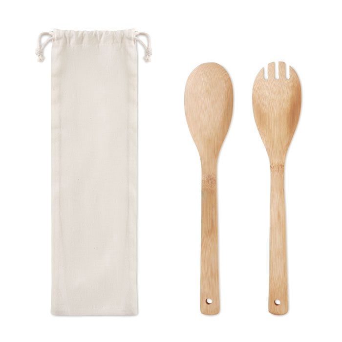 MO9903-13Mayen Set Salatbesteck Bambus_ beige