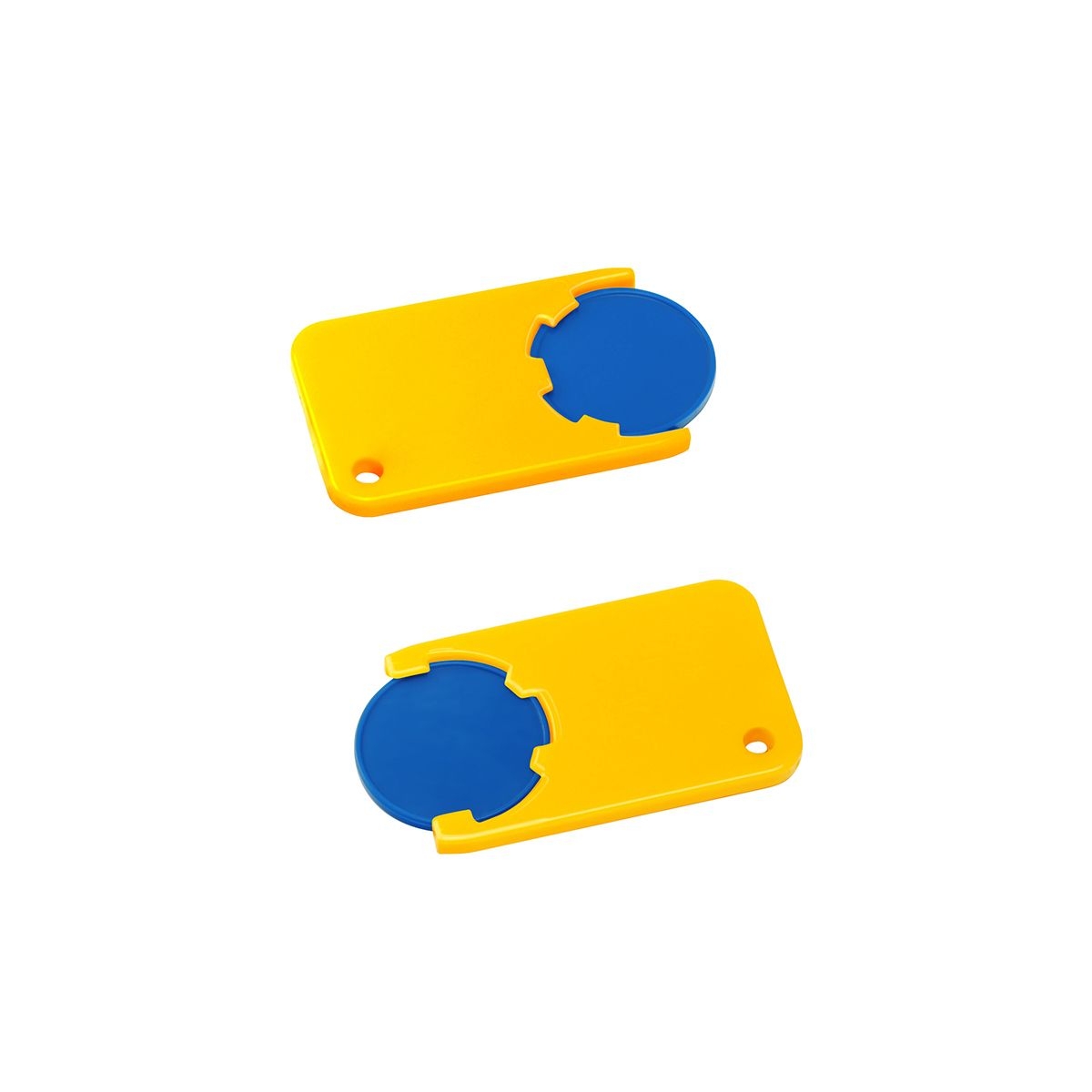 HE7454-3-4Chiphalter mit 1€-Chip _Beta_ blau_ gelb