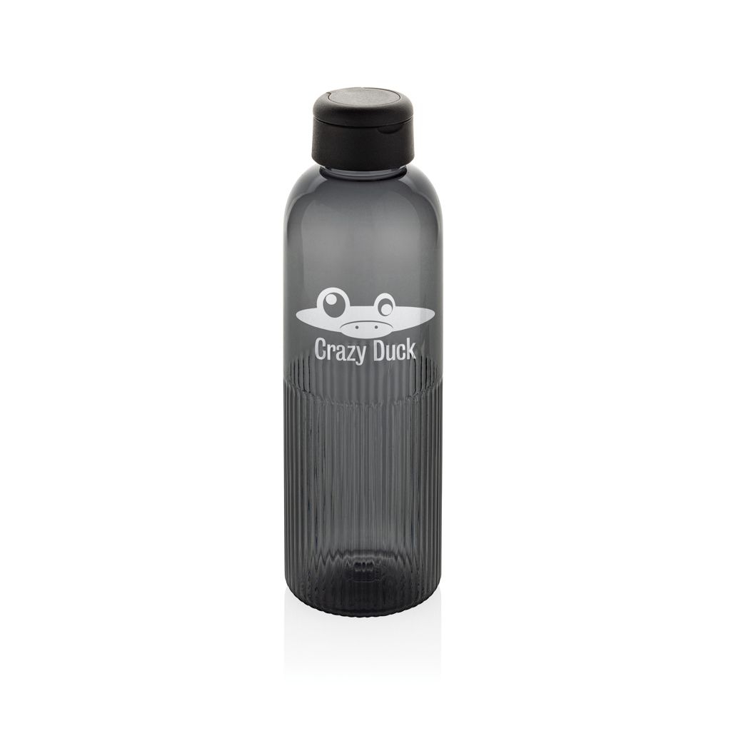XDP437.71-01Ripple RCS rPET auslaufsichere Wasserflasche_ 750ml_ schwarz