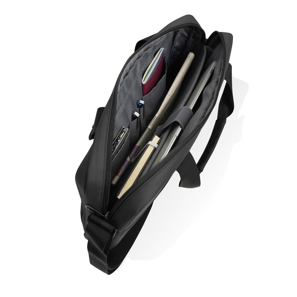 XDP732_22-1Armond AWARE™ RPET 15.6_ Laptop-Tasche_ schwarz