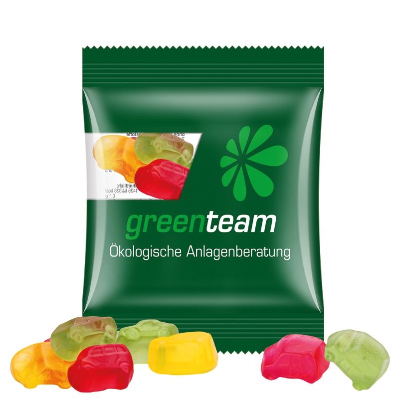 JG15061-10Minituete 10 g Trolli Fruchtgummi Standardformen_ Automischung_ transparente Folie