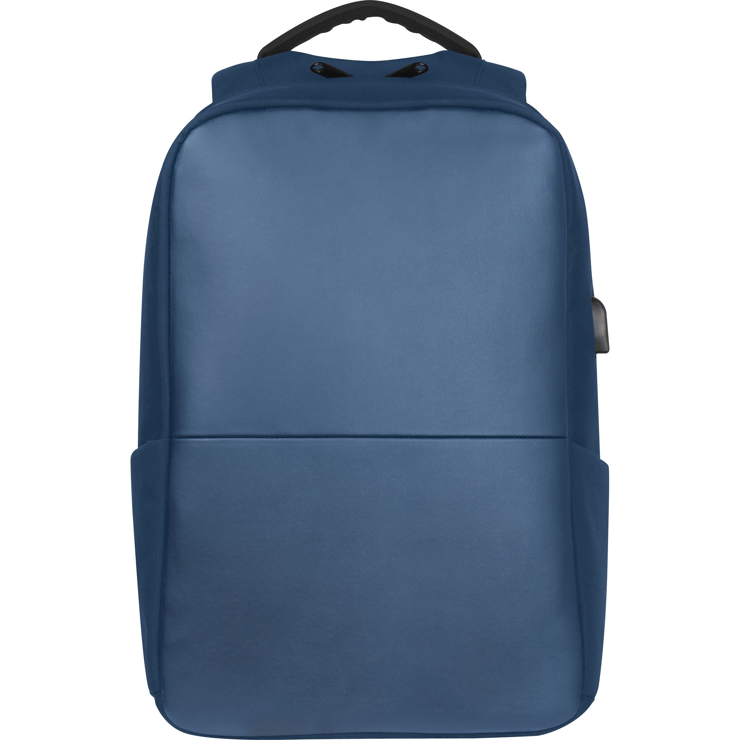 MA61299-44Hochwertiger Rucksack mit USB Anschluss_ dunkelblau
