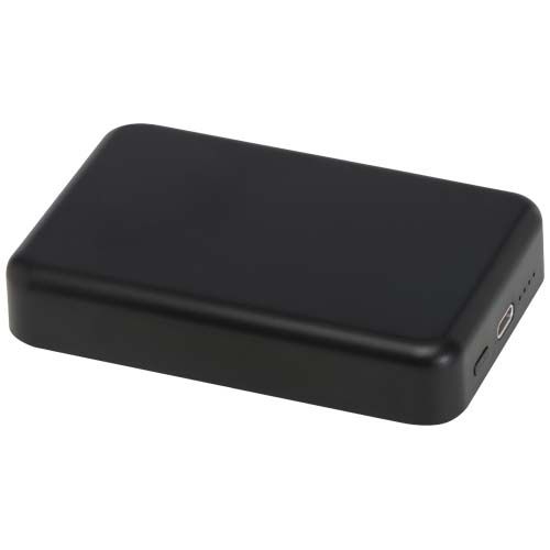 PF124442-2Acrab 15 W 10.000 mAh magnetische kabellose Powerbank mit 20 W PD aus recyceltem Kunststoff_ schwarz
