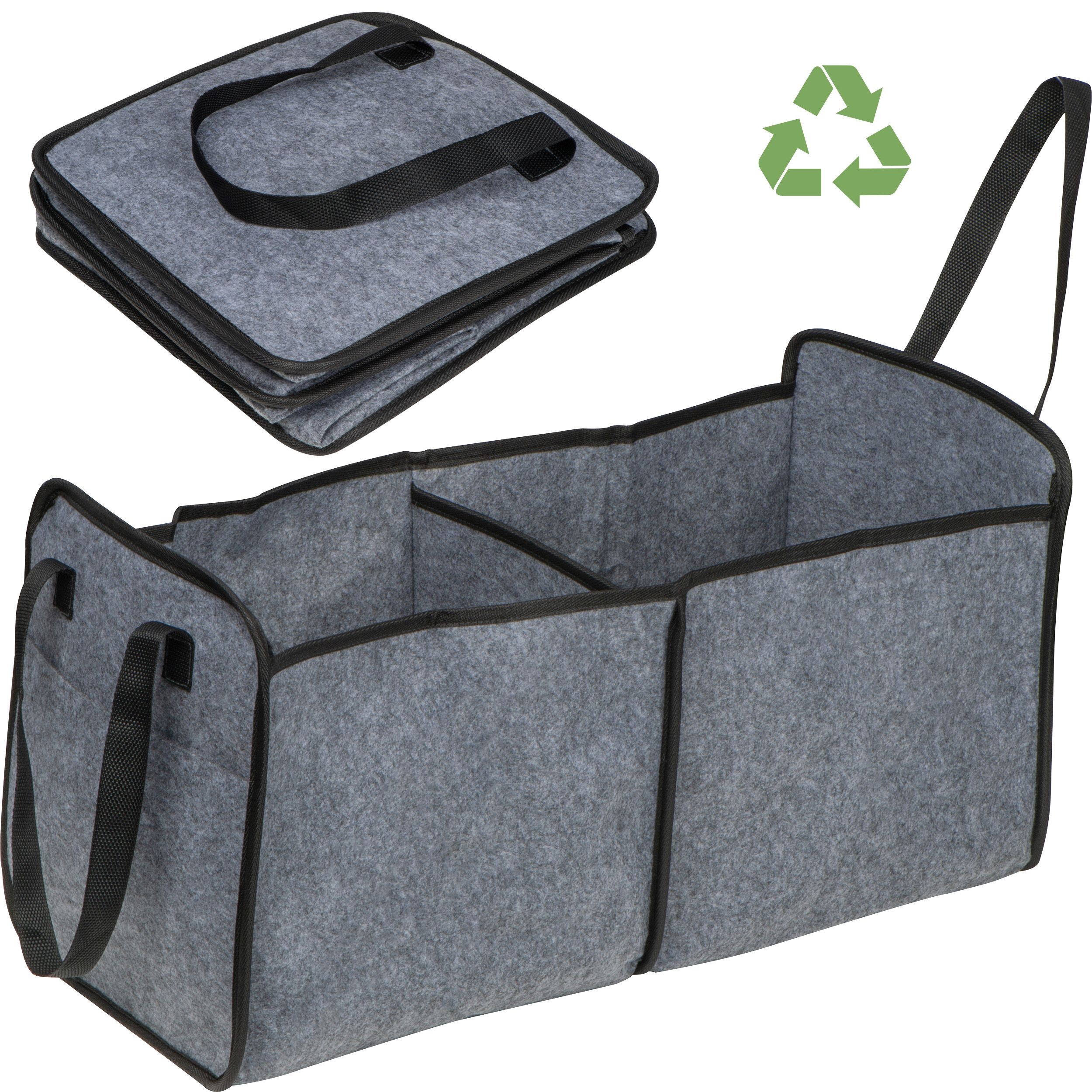 MA64256Einkaufs- und Kofferraumtasche aus recycelten Kunststoffen