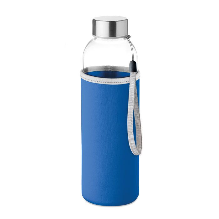 Utah Glass Trinkflasche Glas 500 ml, königsblau