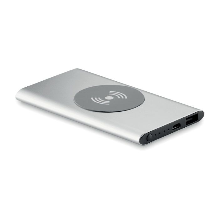 MO9498-16Power_Wireless Ladestation mit Powerbank_ Mattsilber MO9498-16Power_Wireless Ladestation mit Powerbank_ Mattsilber