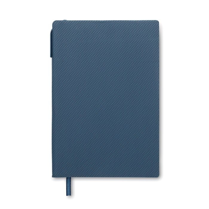 MO2524-85Nota DIN A5 PU Notizbuch mit Stift_ marineblau