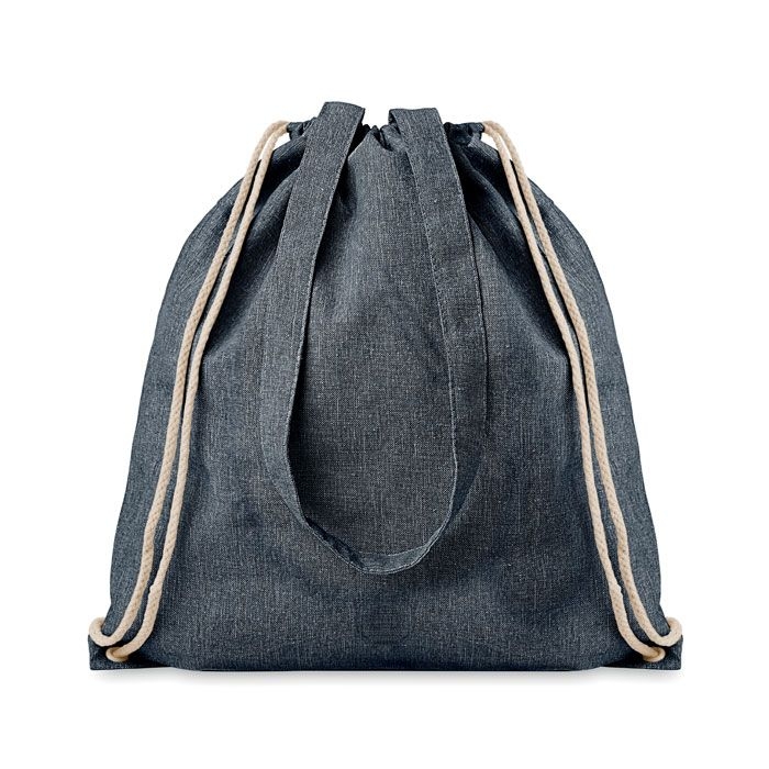 MO9603-04Moira Duo Beutel von RPET mit Kordelzug_ blau
