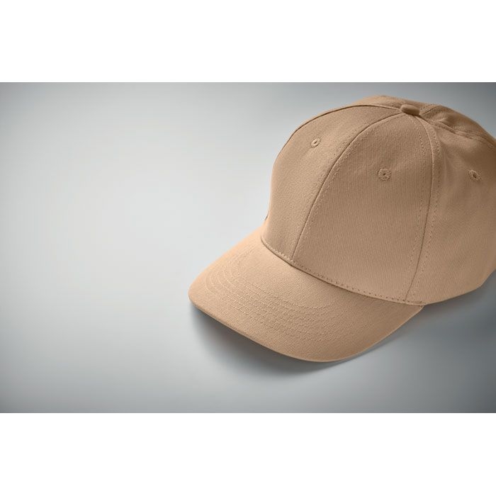 MO8834-53Basie Apollo Baseball cap 6 panels 160g_m²_ elfenbein