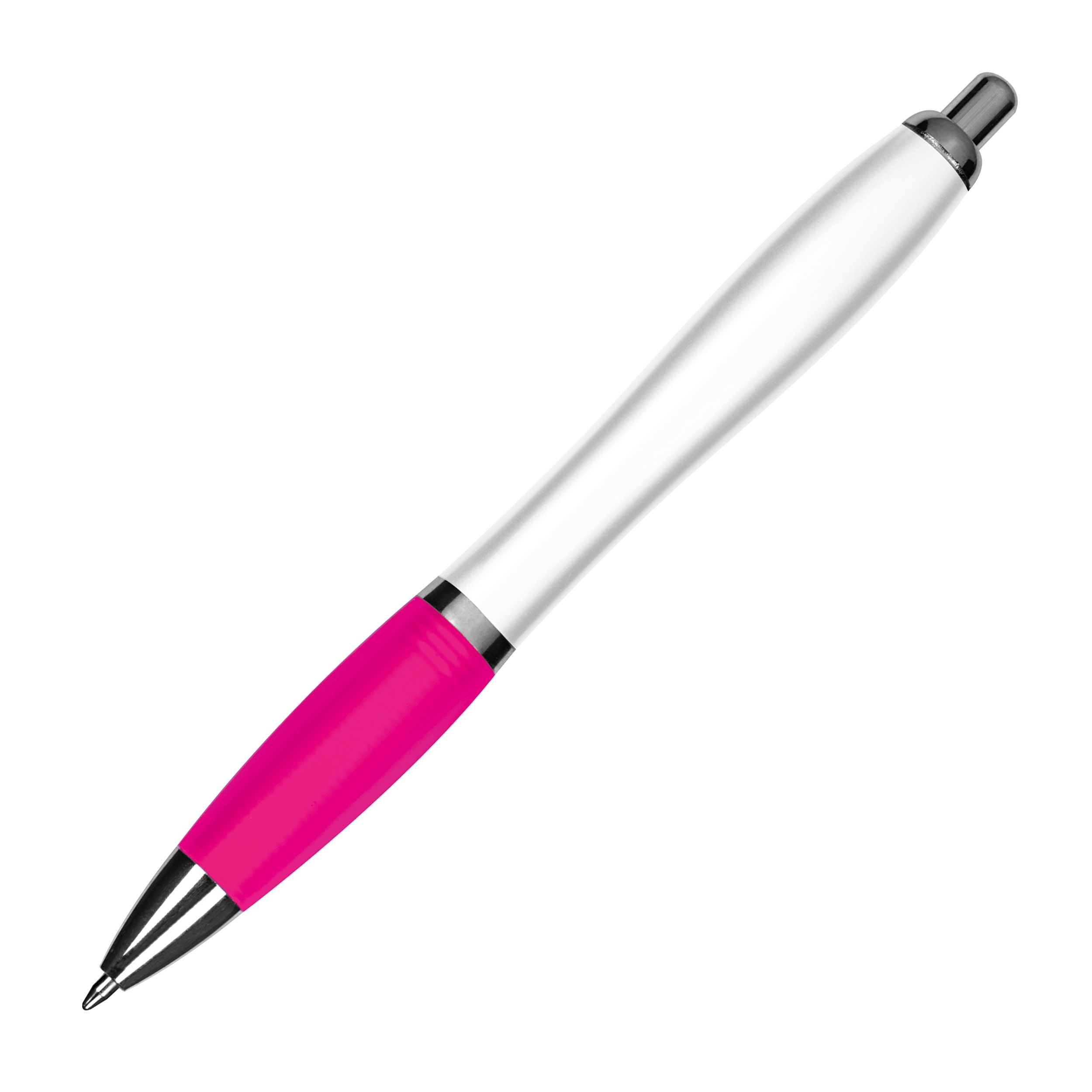 MA11683-11Kugelschreiber mit weissem Schaft _ pink