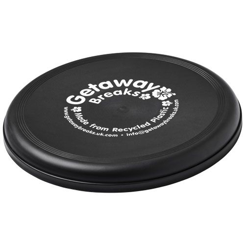 PF127029-10Orbit Frisbee aus recyceltem Kunststoff_ schwarz