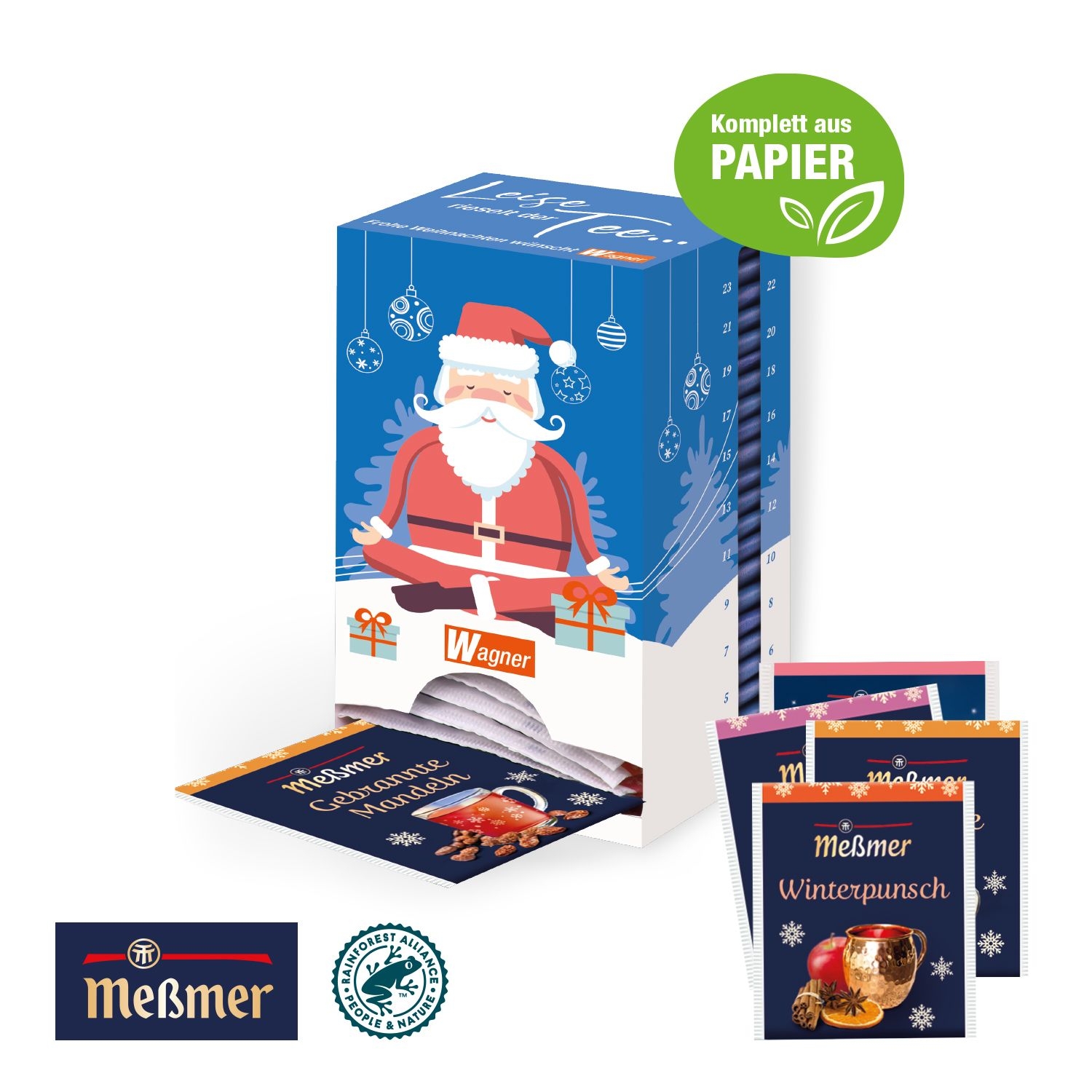 CD95222-01Adventskalender Messmer _Tee-Turm_ Motiv-Vorlage