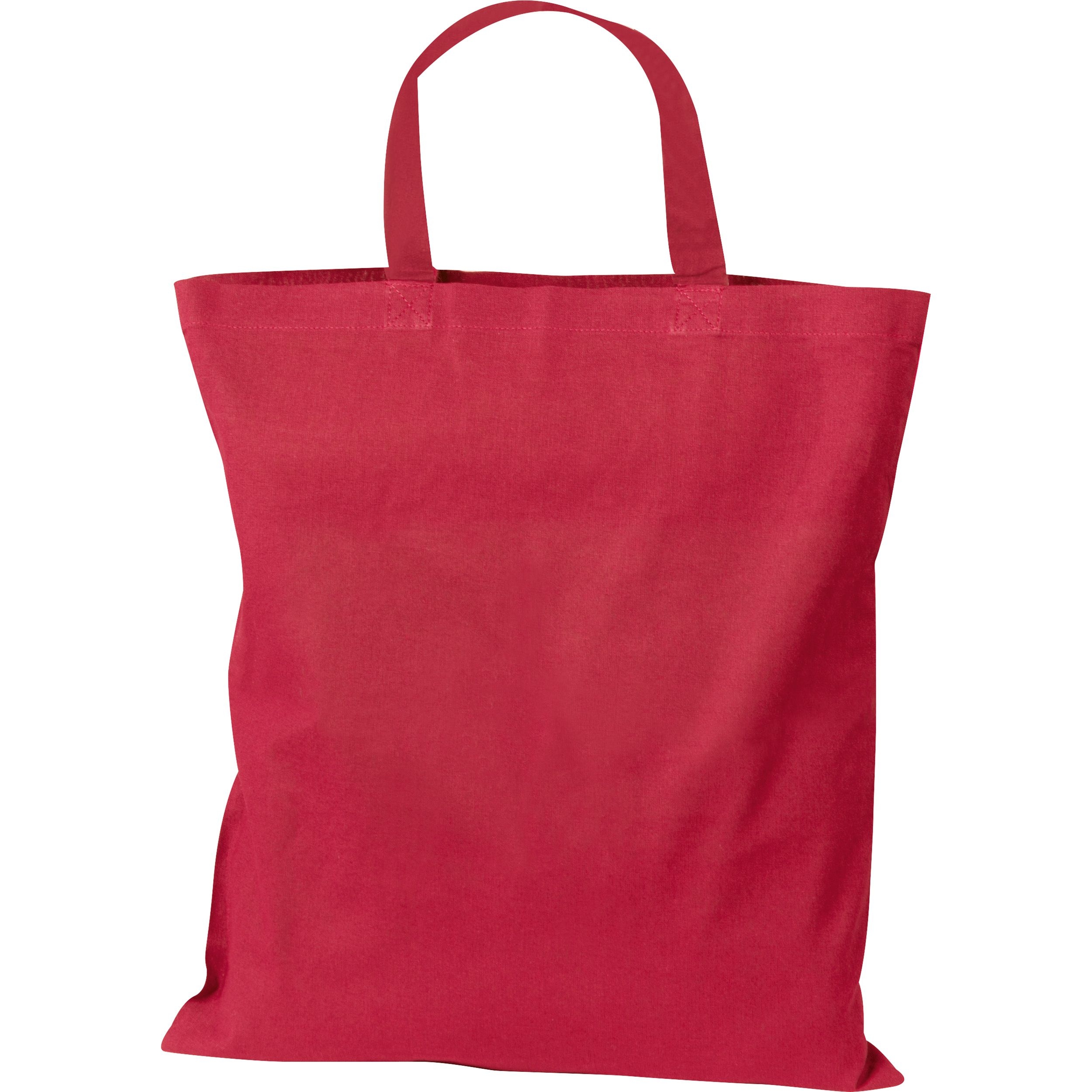 MA60680-05Baumwolltasche mit kurzen Henkeln _ rot MA60680-05Baumwolltasche mit kurzen Henkeln _ rot