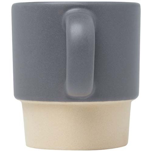 PF100805-4Olympia 130 ml stapelbarer Expresso Becher mit Tonboden_ grau