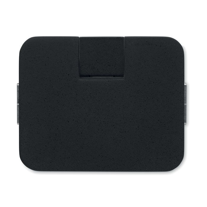 MO2254-03Square-C 4 Port USB Hub_ schwarz
