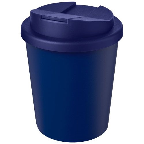 PF210455-16Americano® Espresso Eco 250 ml recycelter Isolierbecher mit auslaufsicherem Deckel_ blau