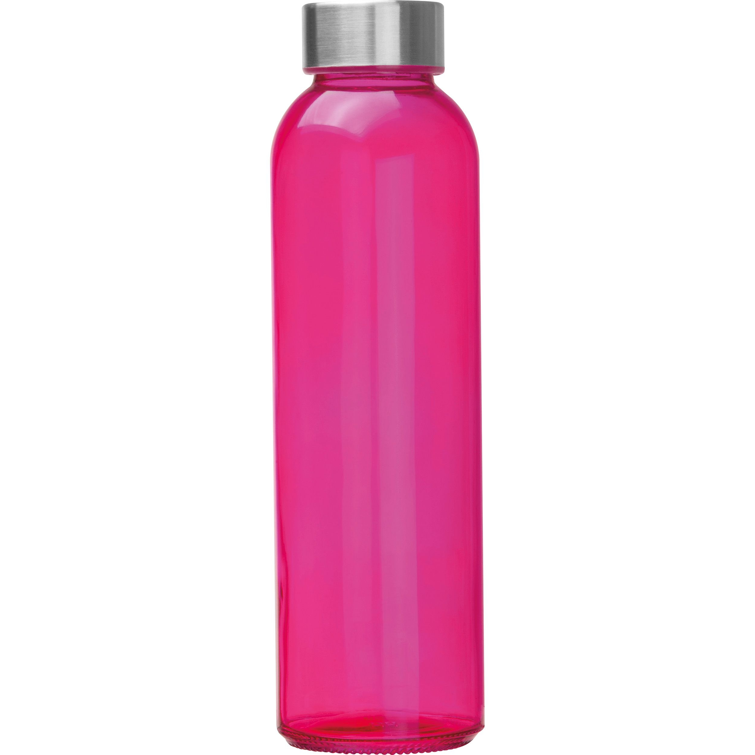 MA61394-11Trinkflasche aus Glas_ 500ml_ pink