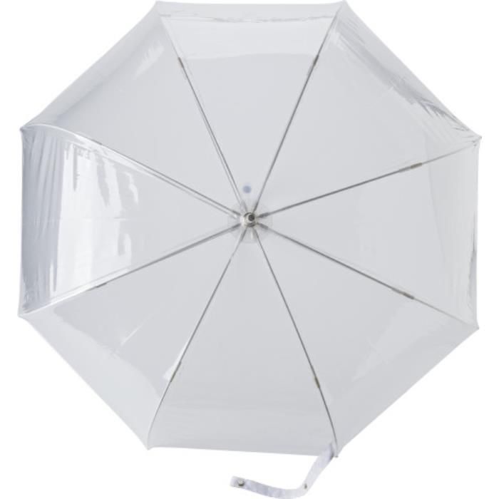PVC-Regenschirm Mahira, Weiß