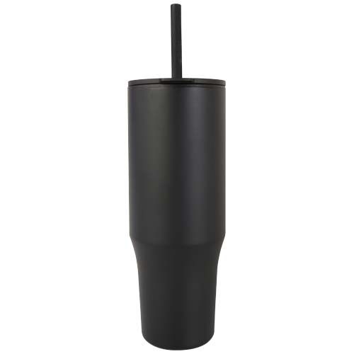 PF100867-7Brady 900 ml RCS-zertifizierter Isolierbecher mit Silikon Trinkhalm_ schwarz