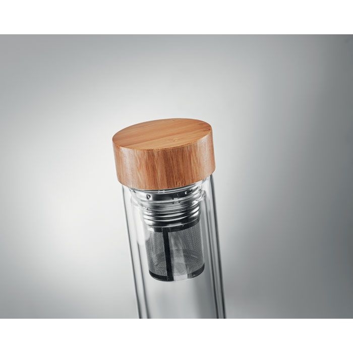 MO9420-22Batumi Glass Trinkflasche Glas 400ml_ transparent