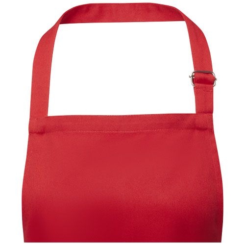 PF113334-2Andrea 240 g_m² Schuerze mit verstellbarem Nackenband_ rot