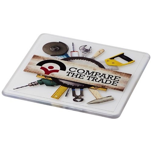 PF210516Renzo quadratischer Kunststoffuntersetzer