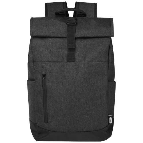 PF120548-3Libra 15_6_ GRS recycelter Rolltop Laptop-Rucksack 12L_ heather charcoal
