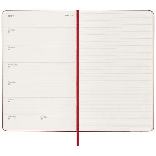 PF107754-2Moleskine Hardcover 12 Monate Wochenkalender L_ scharlachrot