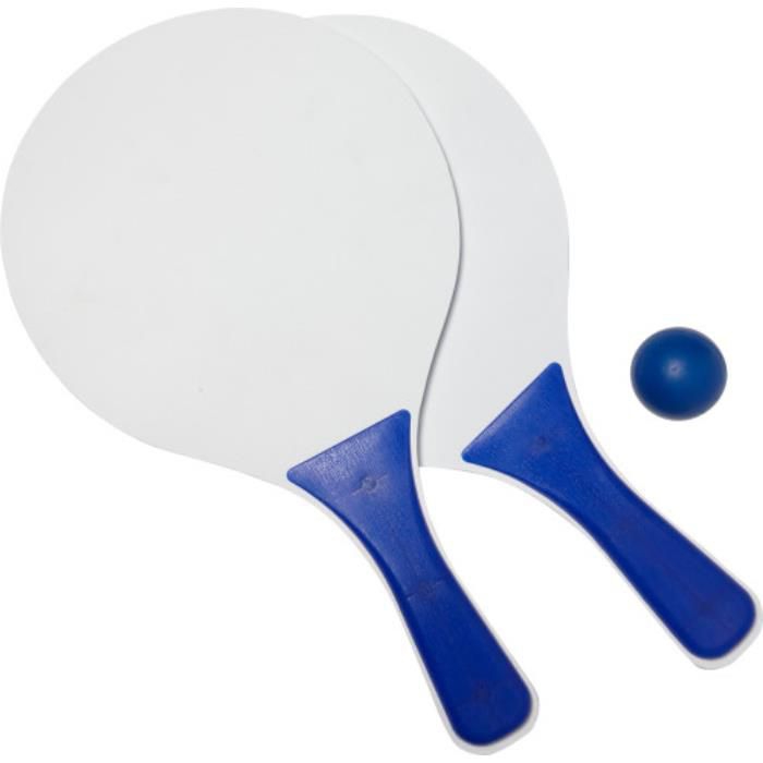 GI6985-05Beachball Tennisspiel aus Holz Eliza_ Blau